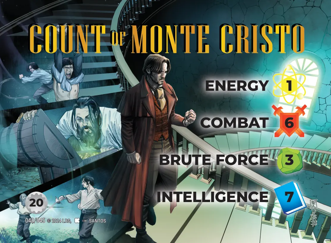 Count of Monte Cristo Character Stack