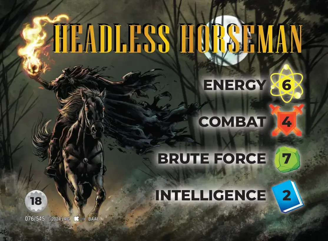 Headless Horseman Character Stack