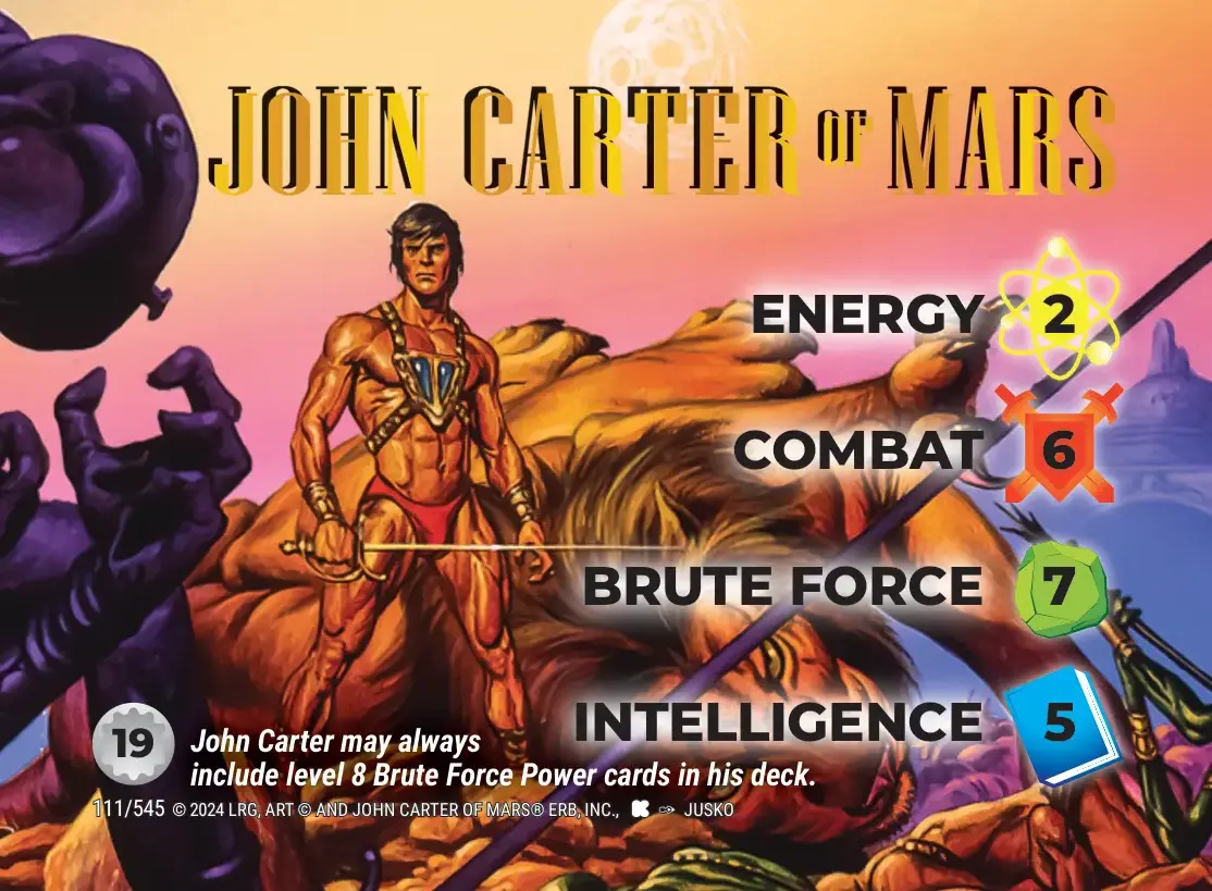 John Carter of Mars Character Stack