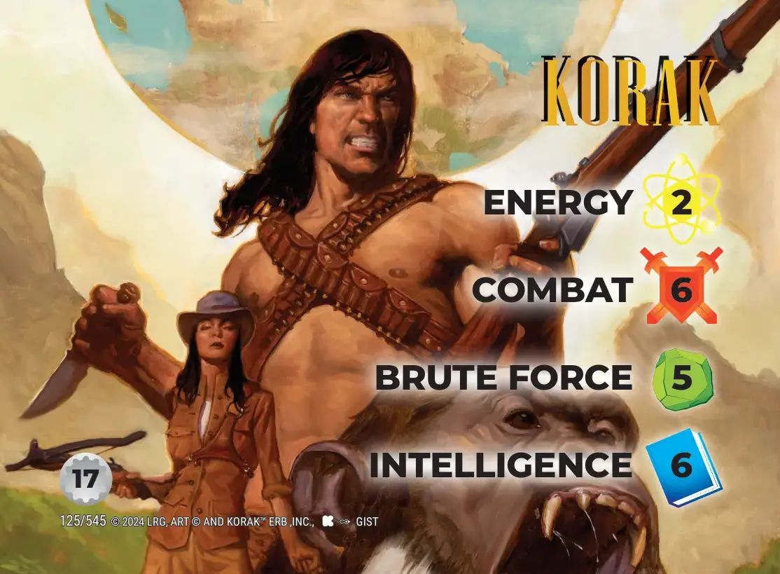 Korak Character Stack
