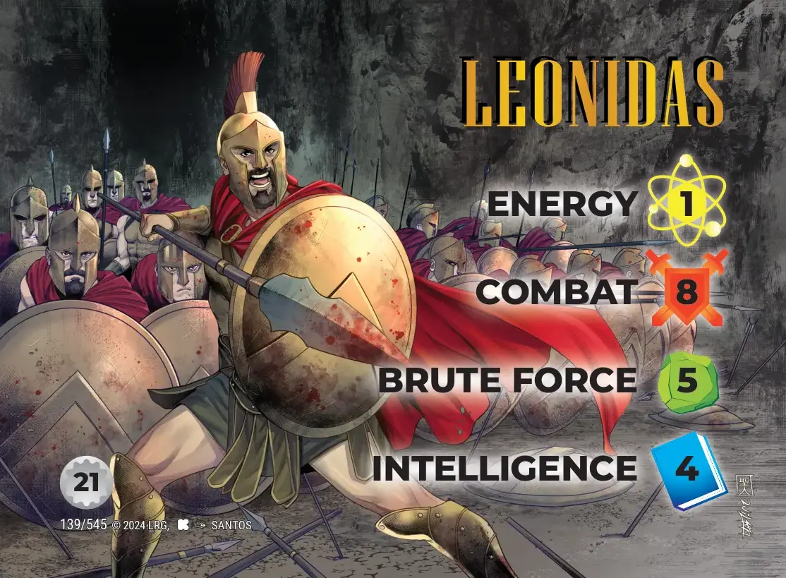 Leonidas Character Stack
