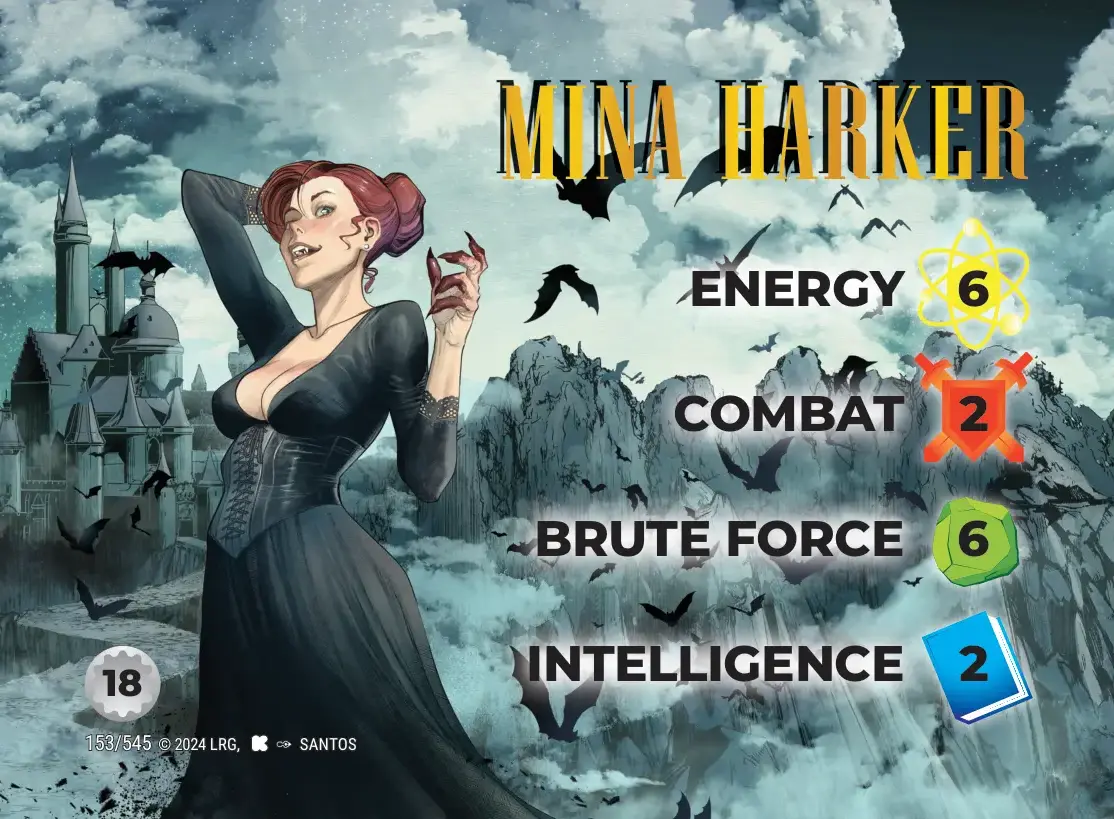 Mina Harker Character Stack