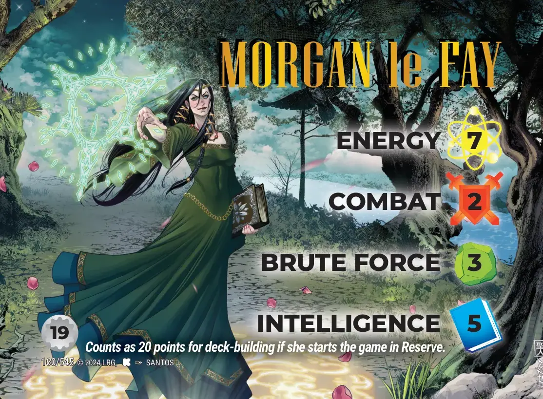 Morgan le Fey Character Stack