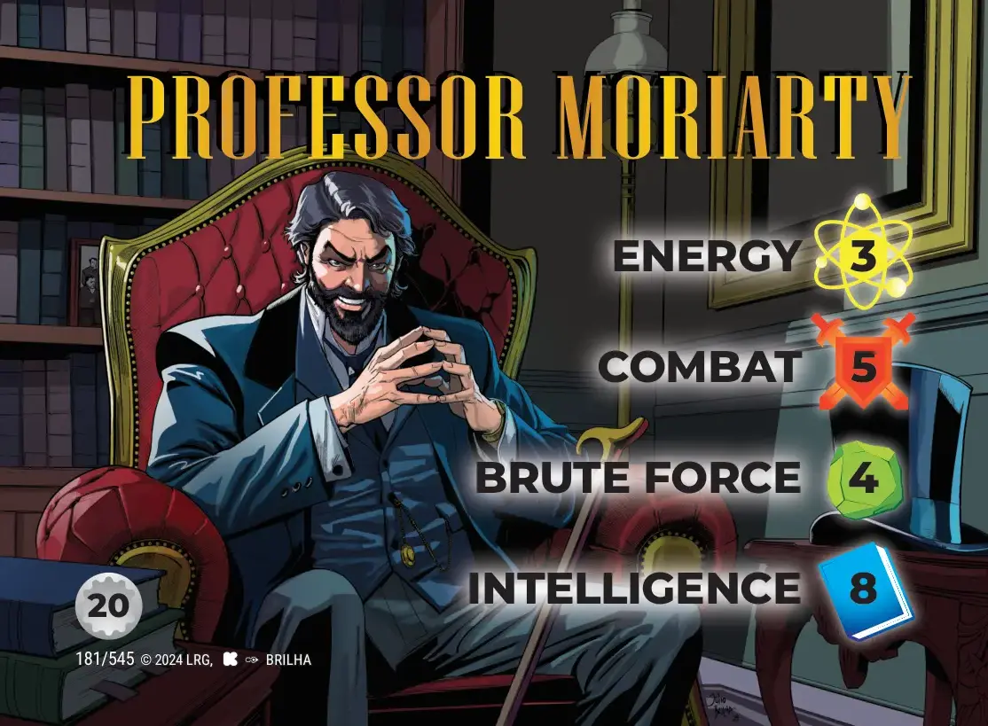 Professor Moriarty Character Stack