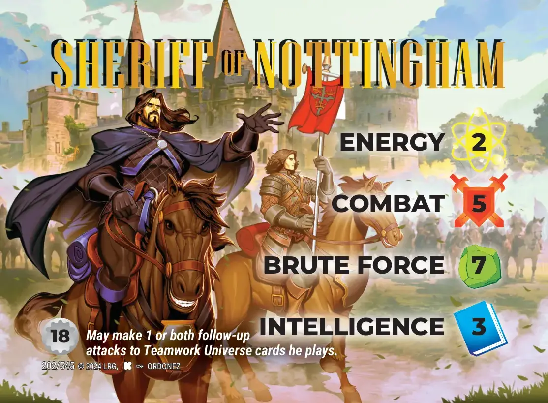 Sheriff of Nottingham Character Stack