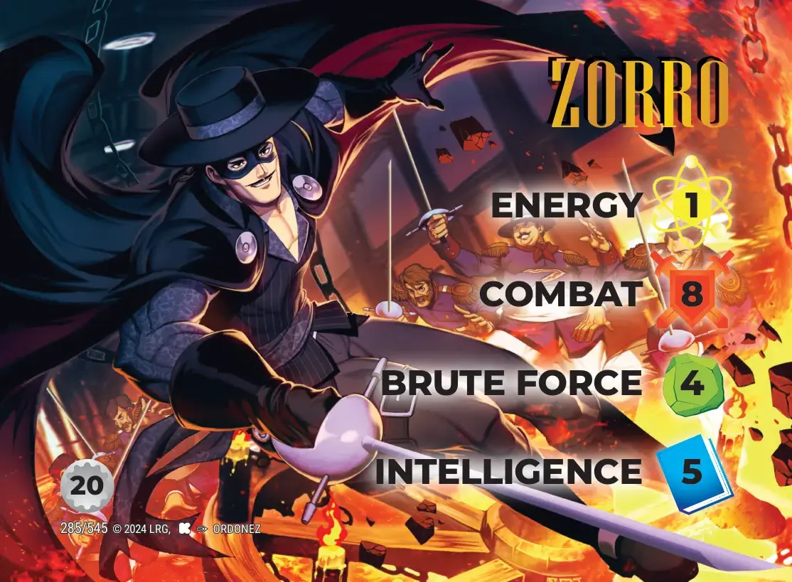 Zorro Character Stack